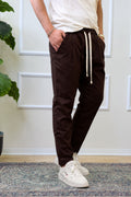 Pantalaccio Rio In Lino Marrone