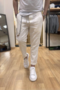 Pantalaccio In Lino Bianco