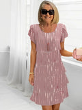 Isabelle – Abito elegante fluido con volant