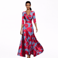 EMILIA | VESTITO LUNGO CON STAMPA