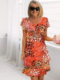 Brigitte – Abito elegante fluido con volant