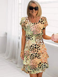 Danielle – Abito elegante fluido con volant