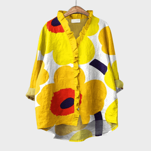 Giallo senape floreale