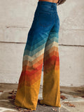LÈA | PANTALONI RETRÒ CON STAMPA A ZIGZAG