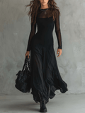 NEREA | VESTITO MAXI IN TULLE